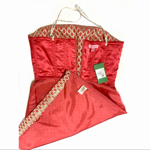 LILLY PULITZER NWT JOSEPHINA STRAPLESS DRESS - Picture 5 of 6